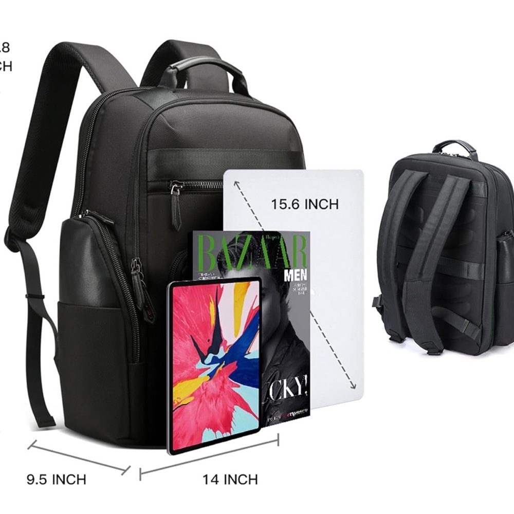 🏫 NWT BOPai 30L Travel Backpack Men Business Laptop Backpack 15.6” Computer Bag